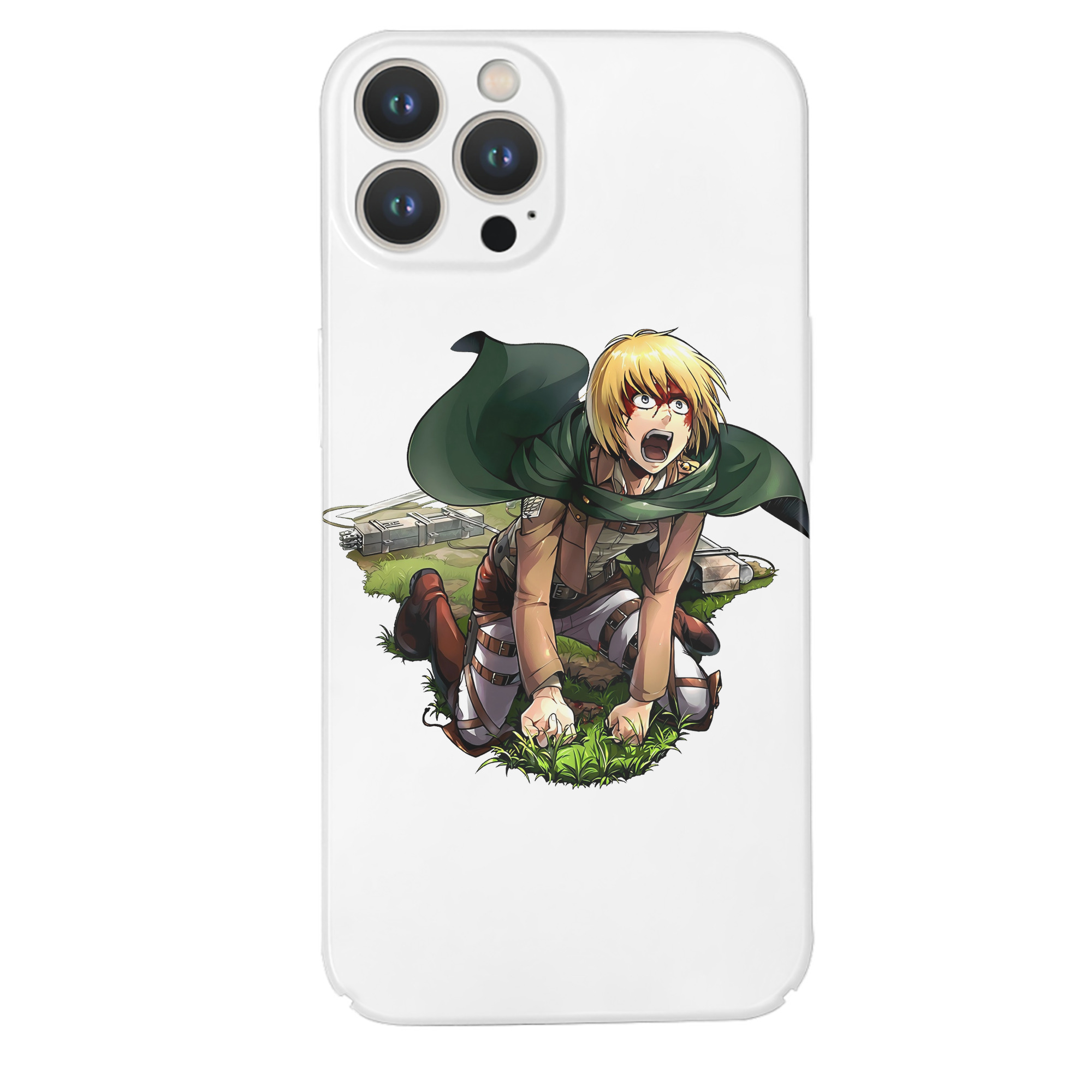 （画像用） 進撃の巨人 アルミン·アルレルト Attack on Titan Armin Arlert 【iPhone 14シリーズ対応】ハードケース